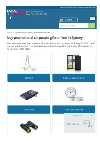 Sydney Promotional Corporate Gifts Online