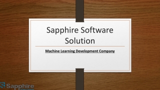 Machine Learning Development Company | Sapphire