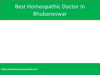 Top Homeopathy Doctor In Bhubaneswar