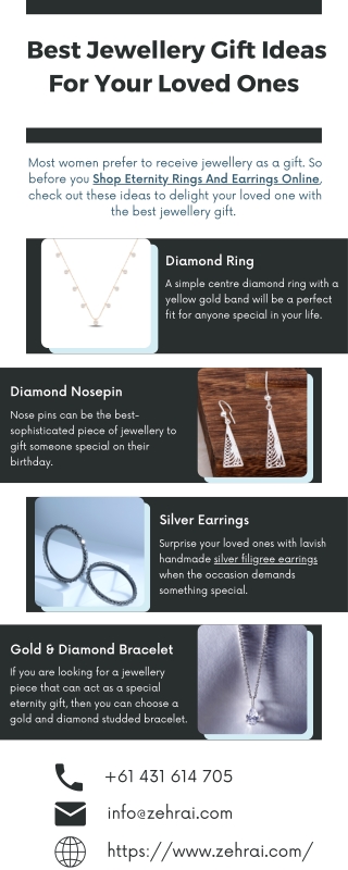 Best Jewellery Gift Ideas For Your Loved Ones