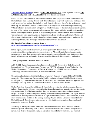 Vibration Sensor Market