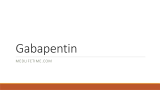 Gabapentin