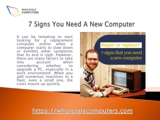 7 Signs You Need A New Computer