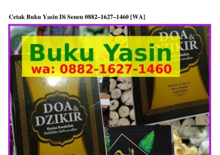 Cetak Buku Yasin Di Senen