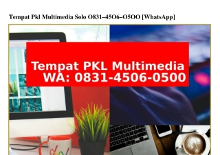 Tempat Pkl Multimedia Solo Ô8ᣮI·45ÔᏮ·Ô5ÔÔ(whatsApp)