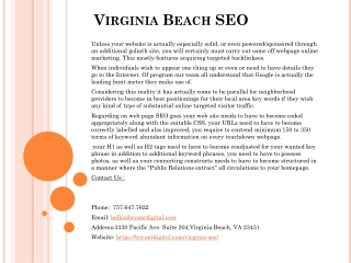 Virginia Beach SEO