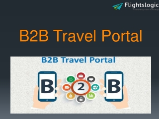 B2B Travel Portal