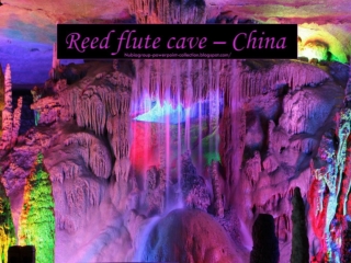 Beauty of Reed flute cave-China