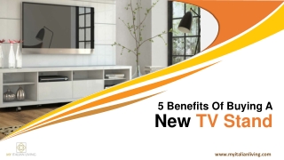5 benefits of buying new TV stand