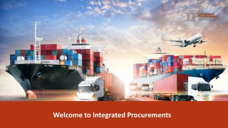 Best Logistic Service In UAE - Intergrated Procurment