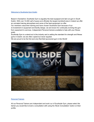 Gym Near Dundrum