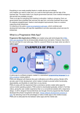 Everything You Need To Know About Progressive Web Apps (PWA)