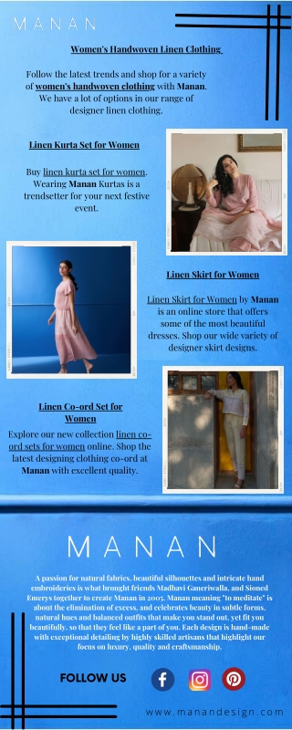 Handwoven Clothing For Mens & Women Online