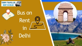 Bus on Rent in Delhi