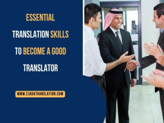 essential translation skills to become a good translator