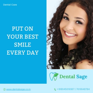 Smile with your perfect teeth | Best Dental Clinic in Yelahanka | Dental Sage