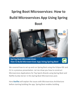 How to Build Microservices App Using Spring Boot?