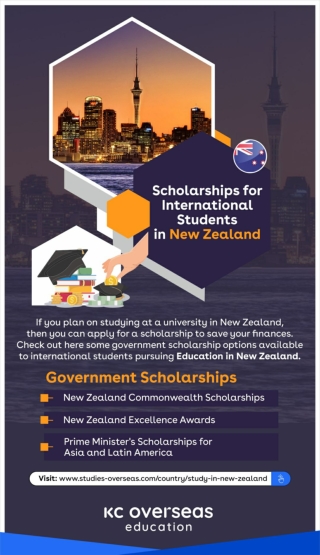 Scholarships for International Students in New Zealand