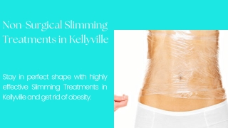 Non-Surgical Slimming Treatments in Kellyville and Blacktown