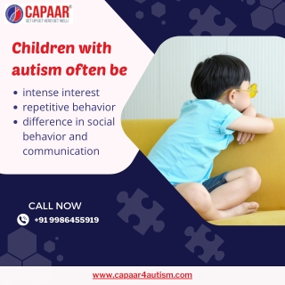 People with ASD often have problems | Best Autism Centre in Bangalore | CAPAAR
