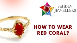 How To Wear Red Coral