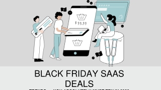 BLACK FRIDAY SAAS DEALS  ppt