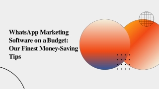 WHATSAAP MARKETING SOFTWARES ppt