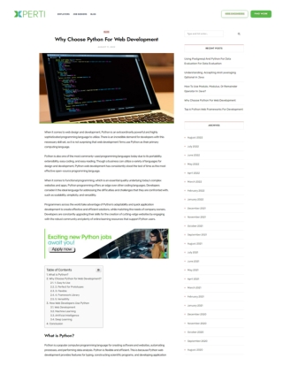 Why Choose Python For Web Development