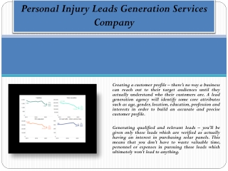 Personal Injury Leads Generation Services Company