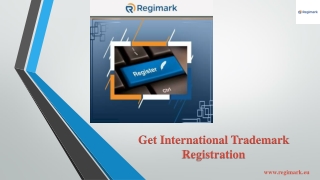 Get International Trademark Registration
