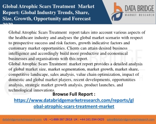 Global Atrophic Scars TreatmentA