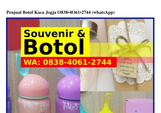 Penjual Botol Kaca Jogja