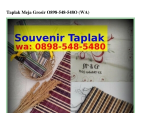Taplak Meja Grosir Ö8ᑫ8•5Ꮞ8•5Ꮞ8Ö[WA]