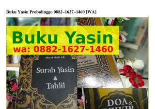 Buku Yasin Probolinggo (3)