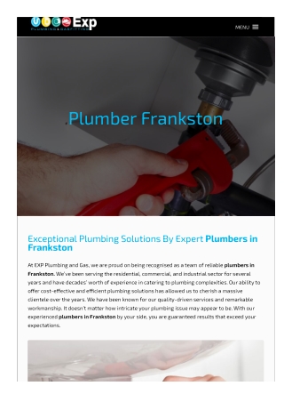 Plumber Frankston