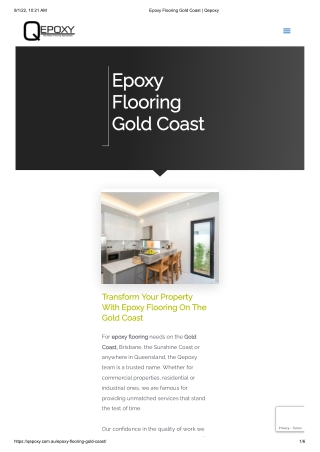 Epoxy Flooring Gold Coast