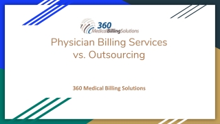 Physician Billing Services vs. Outsourcing