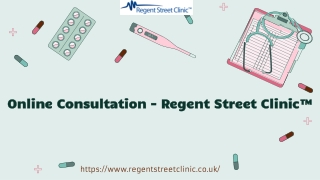 Online Consultation - Regent Street Clinic™