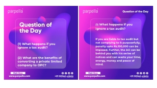What happens if you ignore a tax audit?