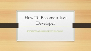 How To Become a Java Developer