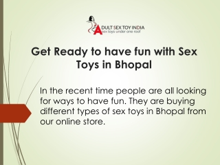 Sex Toys In Bhopal - Best Online Store for adults | Adultsextoyindia