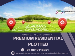 Godrej Plots Sonipat- Premium Residential Plotted