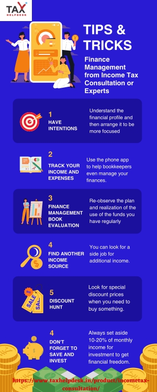 Finance Management from Income Tax Consultation or Experts