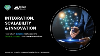 Learn strategies for finance transformation