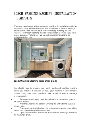 BOSCH WASHING MACHINE INSTALLATION-partsips (1)