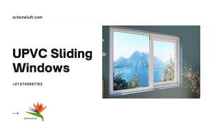 UPVC Sliding Windows
