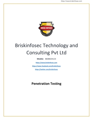 Penetration Testing