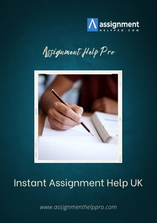 Instant Assignment Help UK