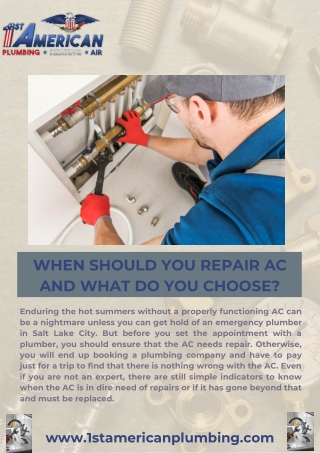 When Should You Repair AC and What Do You Choose