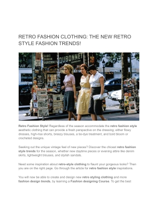 RETRO FASHION CLOTHING_ THE NEW RETRO STYLE FASHION TRENDS